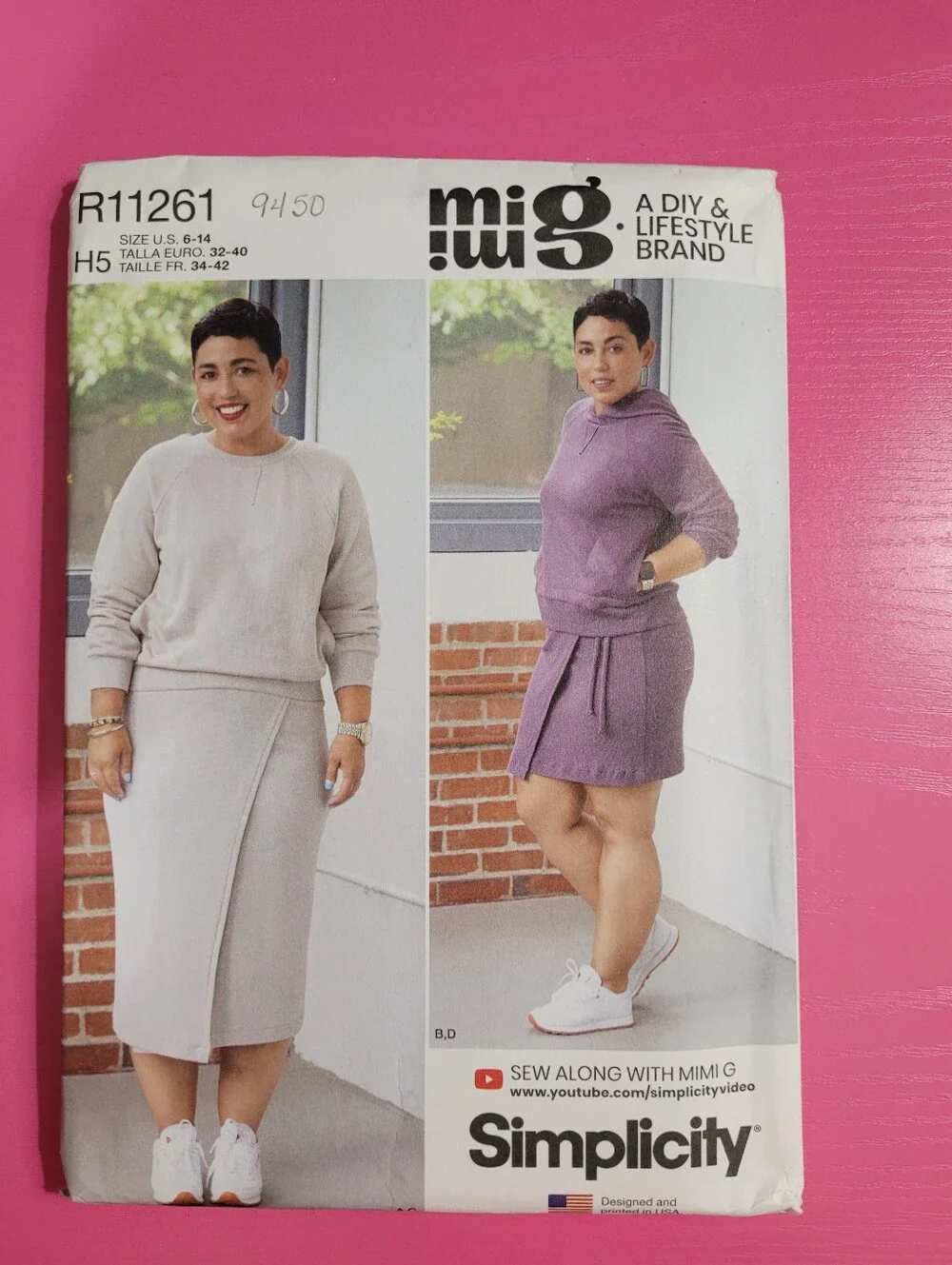 Simplicity Mimi G Knit Tops Skirts Sewing Pattern R11261 Size 6-14 (1459)